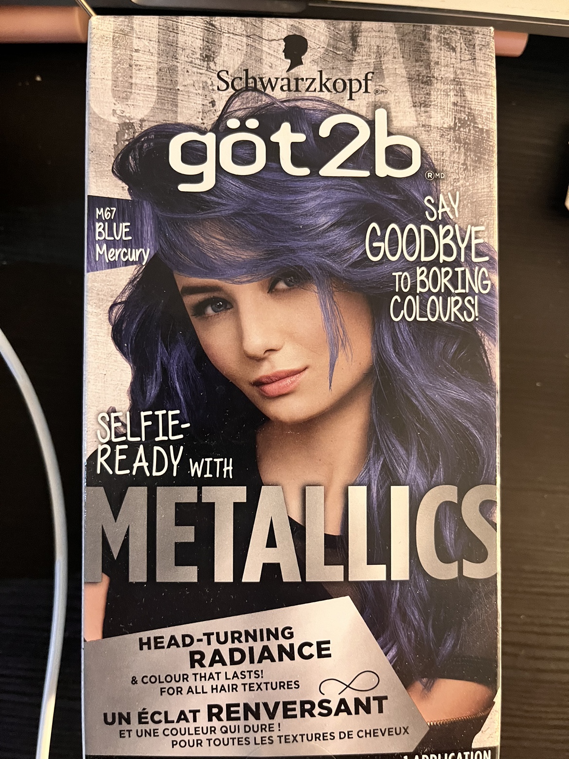 schwarzkopf hair dye in shade blue mercury thumbnail