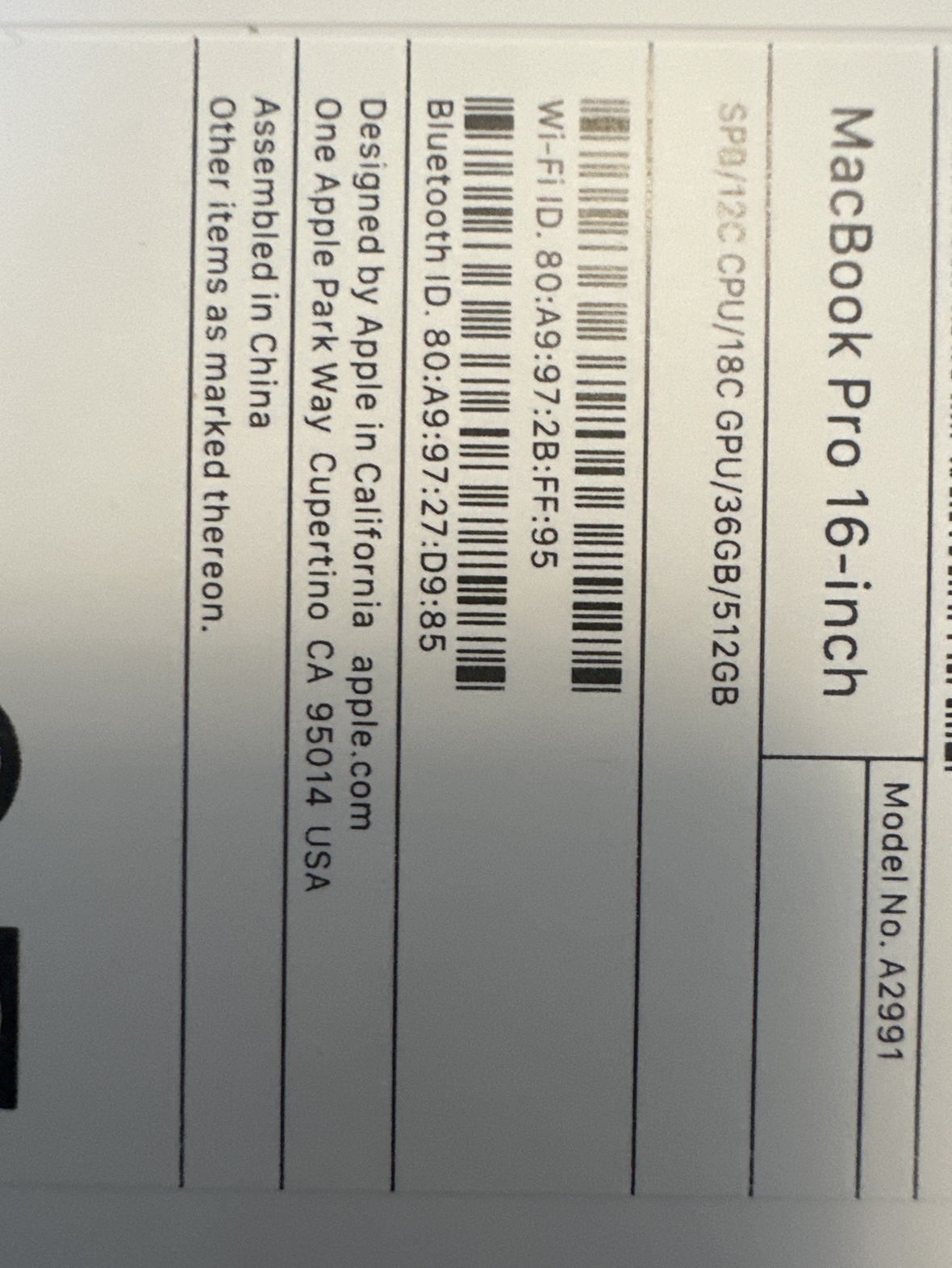 MacBook Pro 16” M3 36GB - photo 2