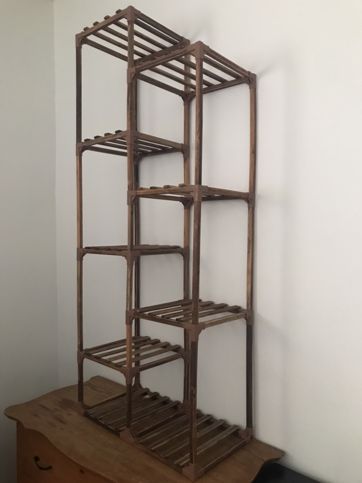 Wooden plants shelf - photo 2