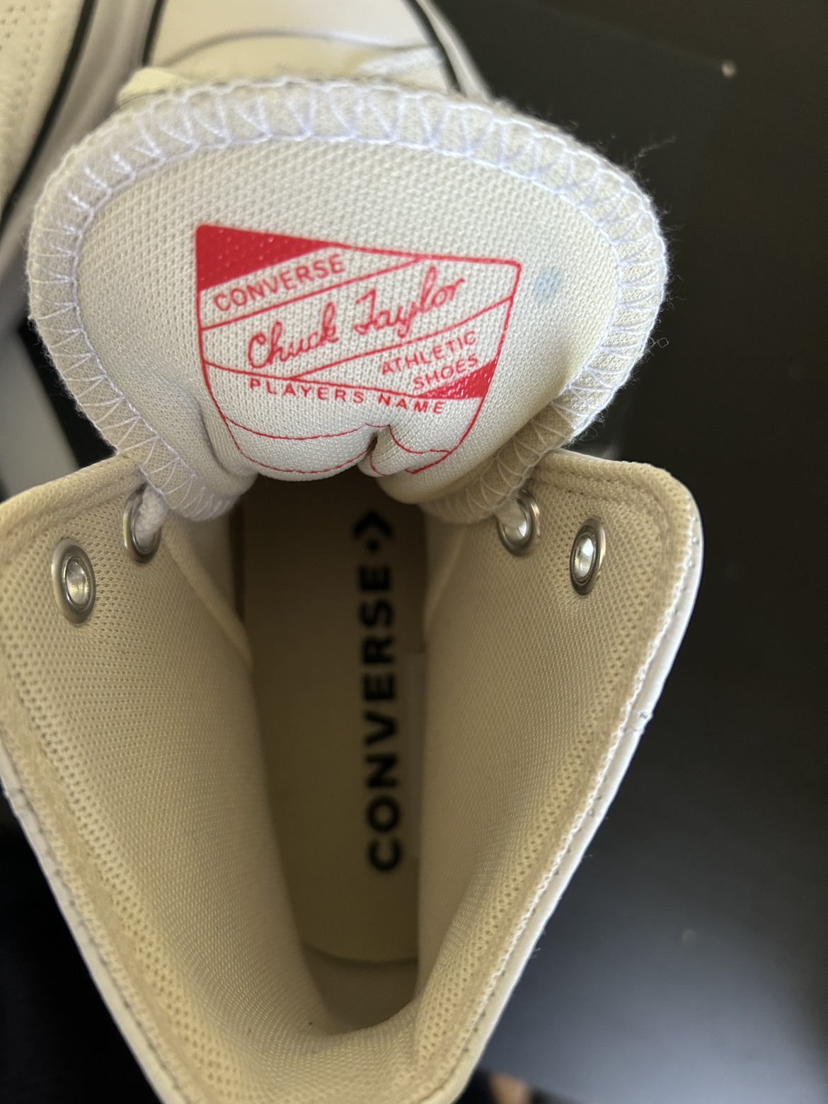 Converse platform high top Leather white (Retail price $140) image indicator(7)