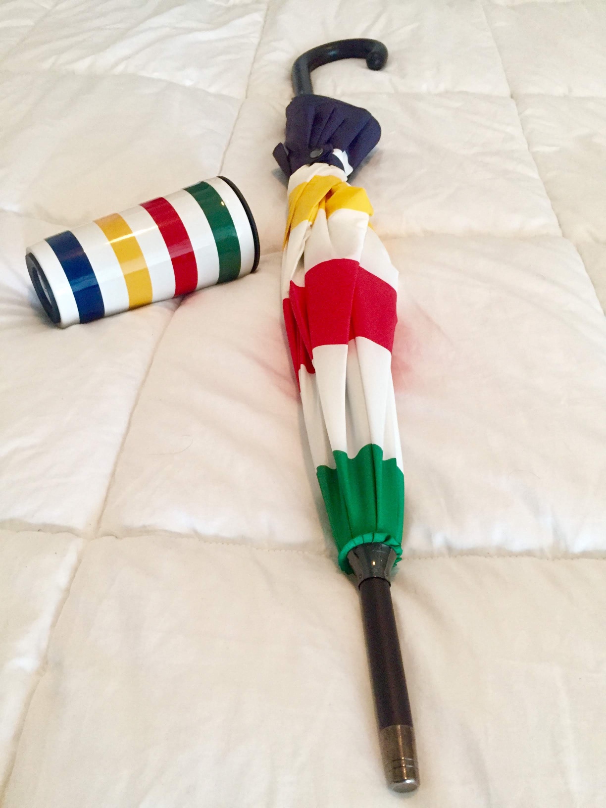 Umbrella and cup