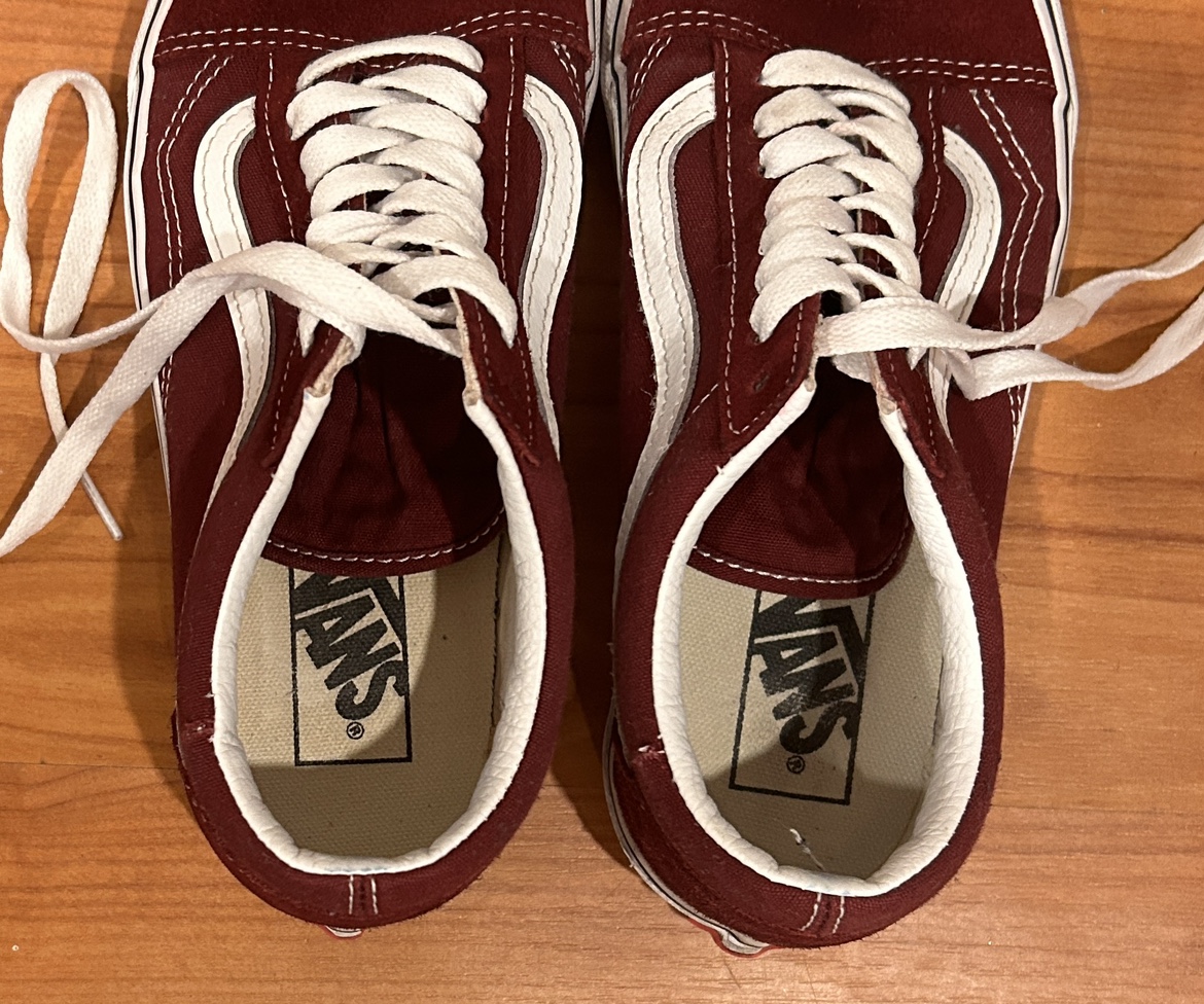 Dark Red Vans Size 7 Men/8.5 Women (39 EUR) - photo 4