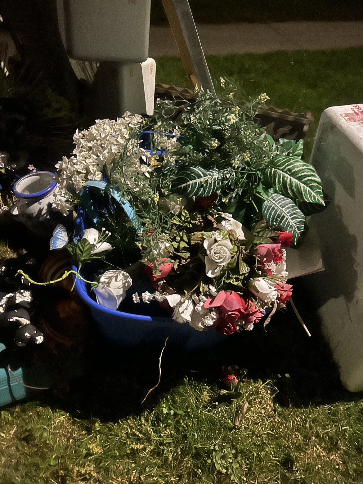 Lots of free stuff on curb