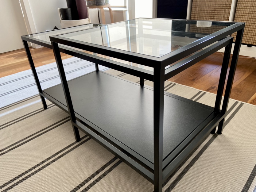 Ikea Vittsjö nesting coffee table