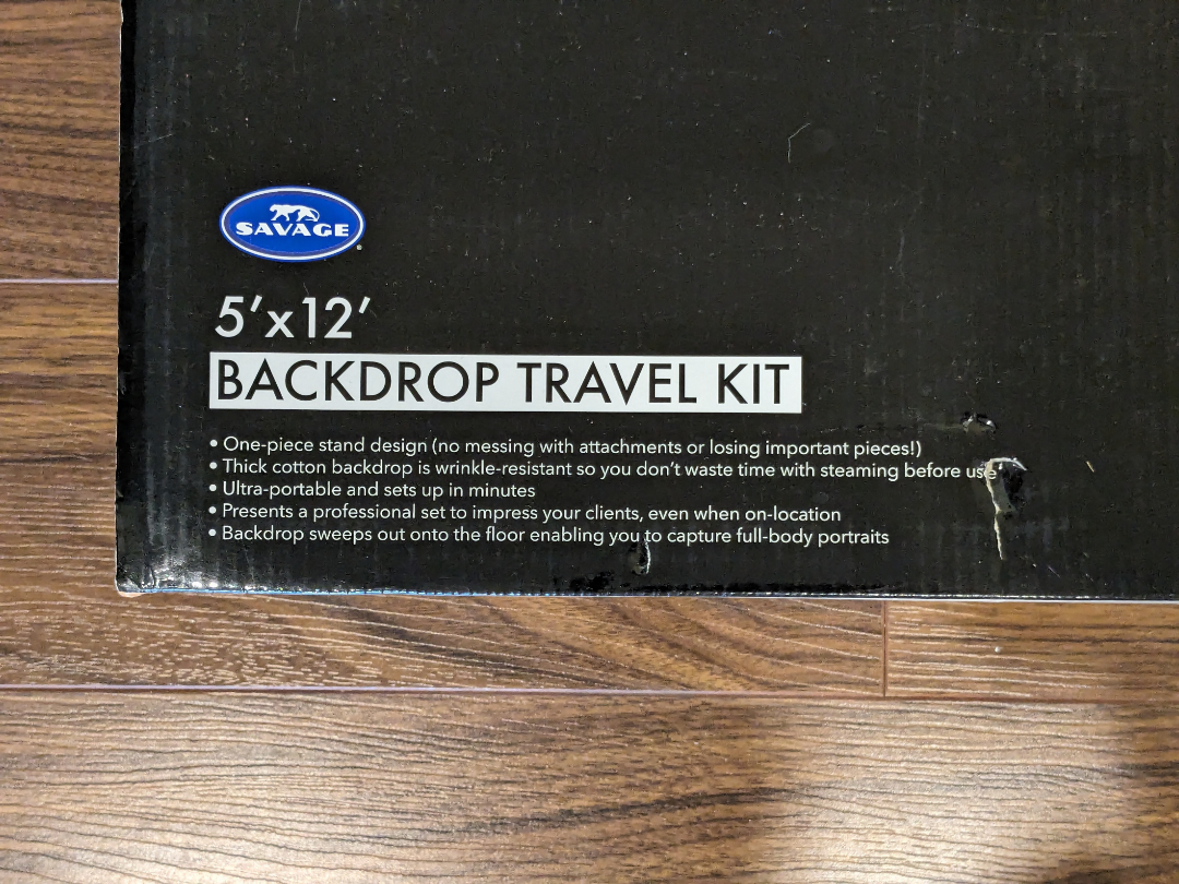 White Floor Extended Backdrop Travel Kit (5' W x 12' H) image indicator(3)