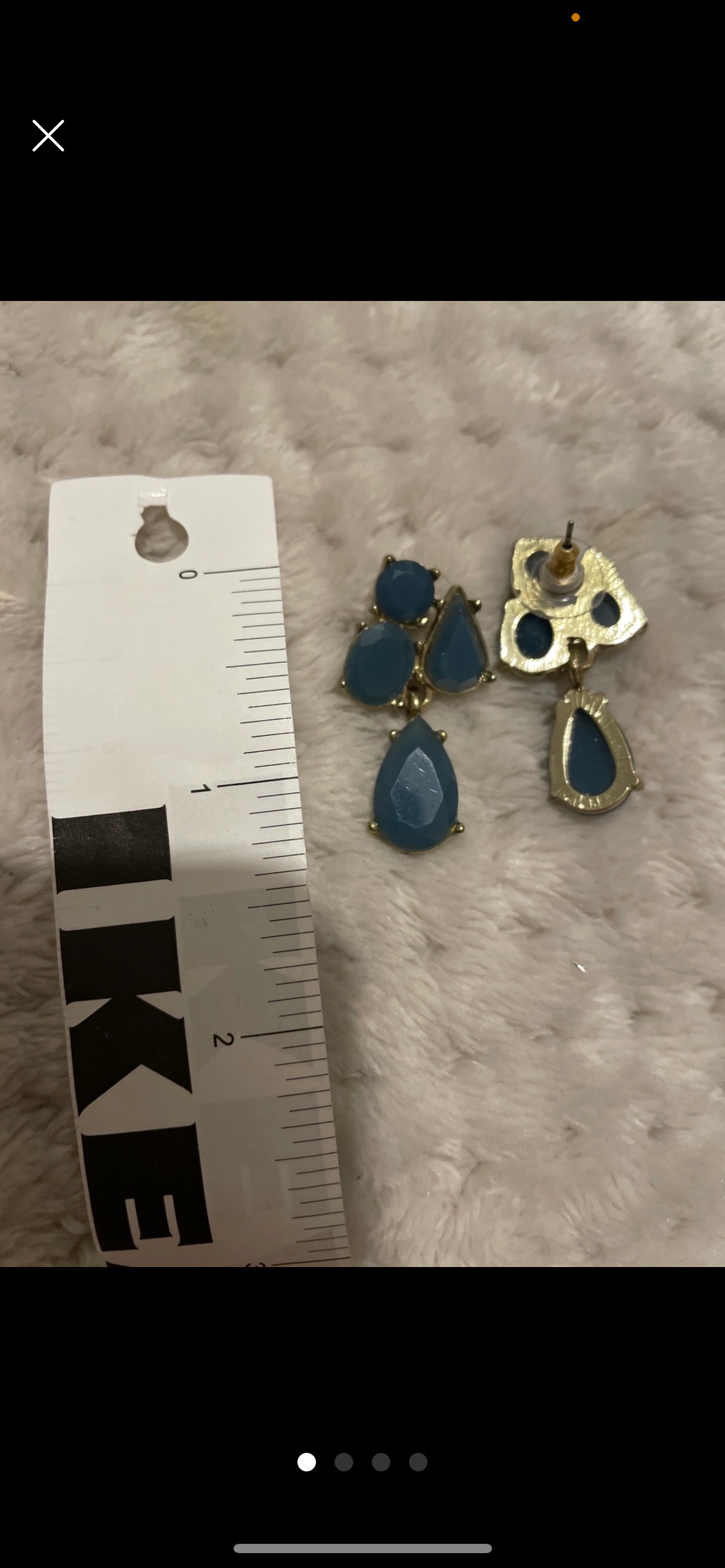 Summer blue earrings image indicator(4)