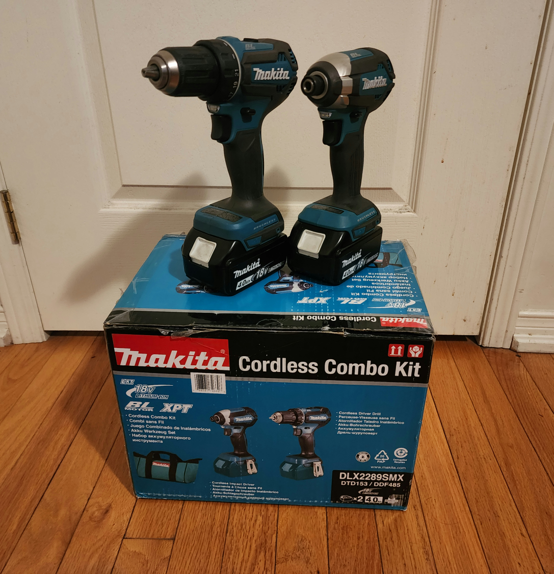 MAKITA- 18V LXT Lithium-Ion  Brushless Drill & Impact Driver