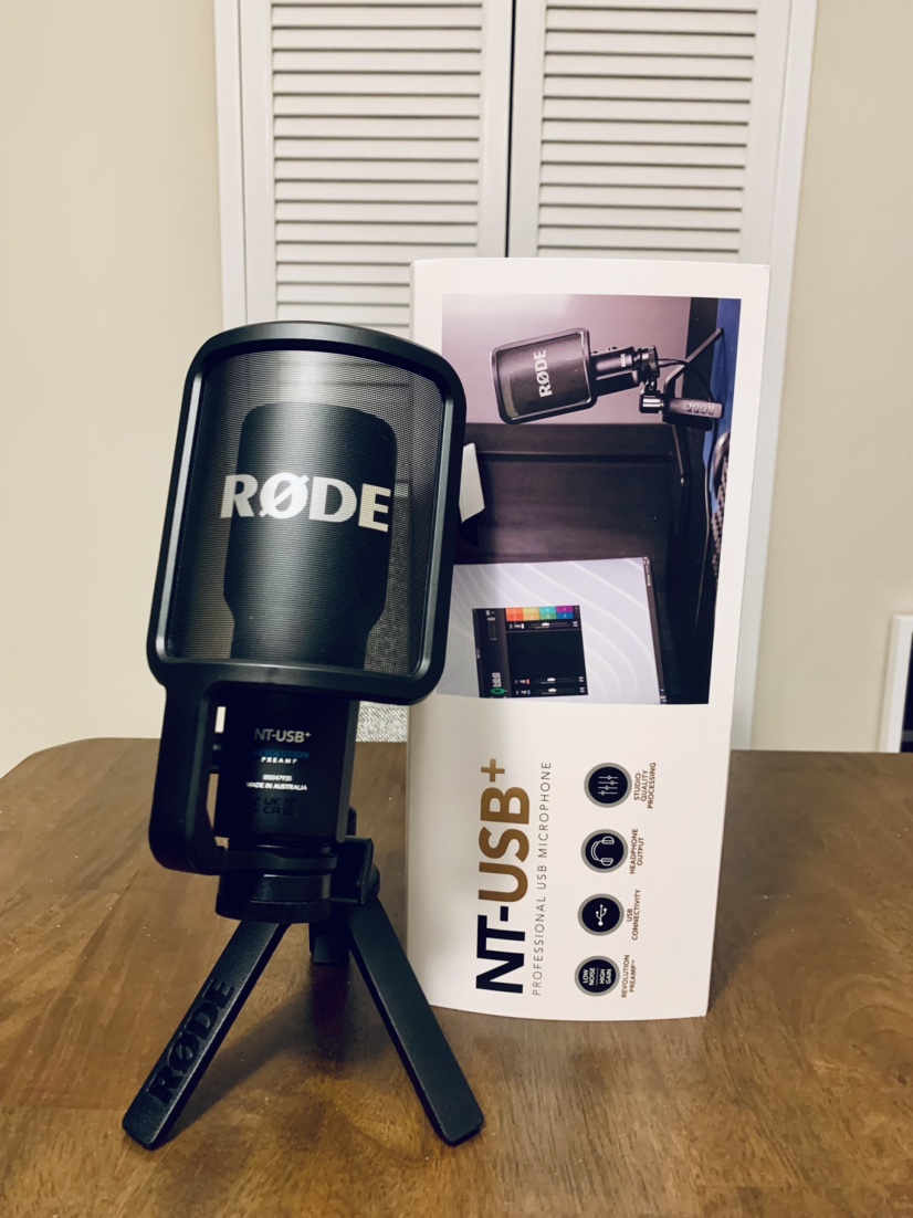 Rode NT-USB+ USB Condenser Microphone in Black