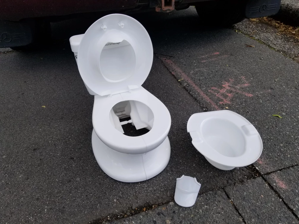 Potty Trainer  ( mini toilet) image indicator(3)