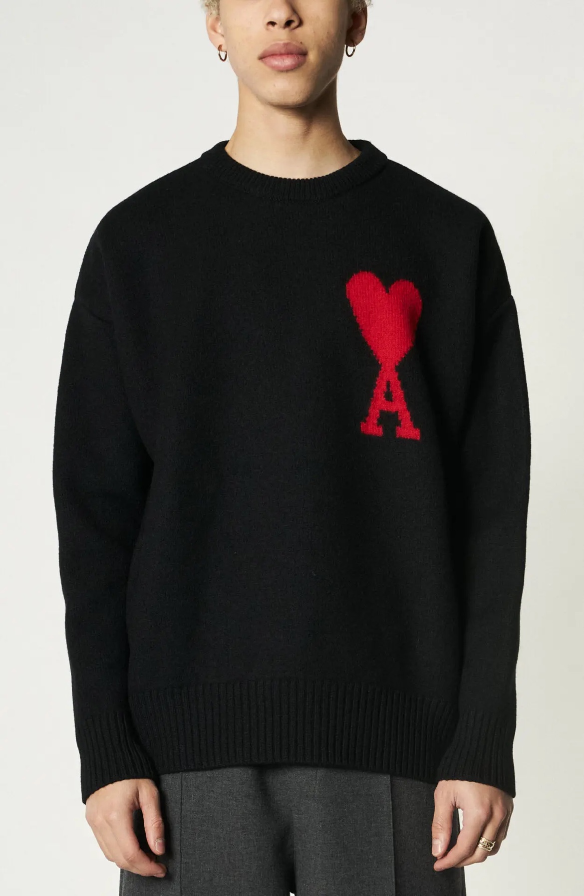 AMI PARIS crew neck sweater SALE ENDS TODAY
