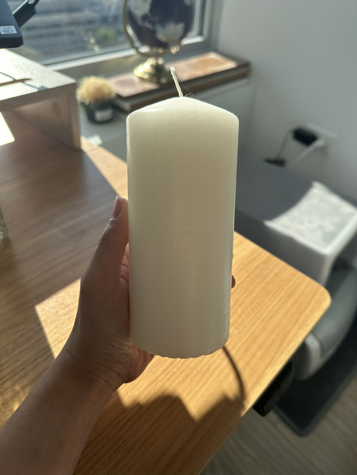 White Column Candle