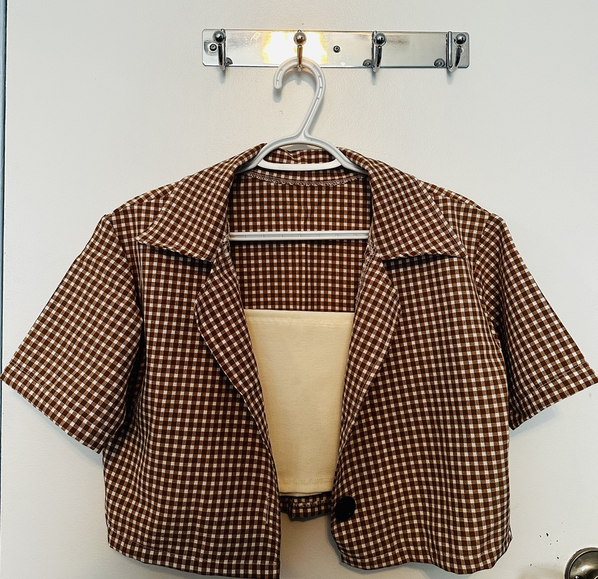 Skort Set-Dark Brown