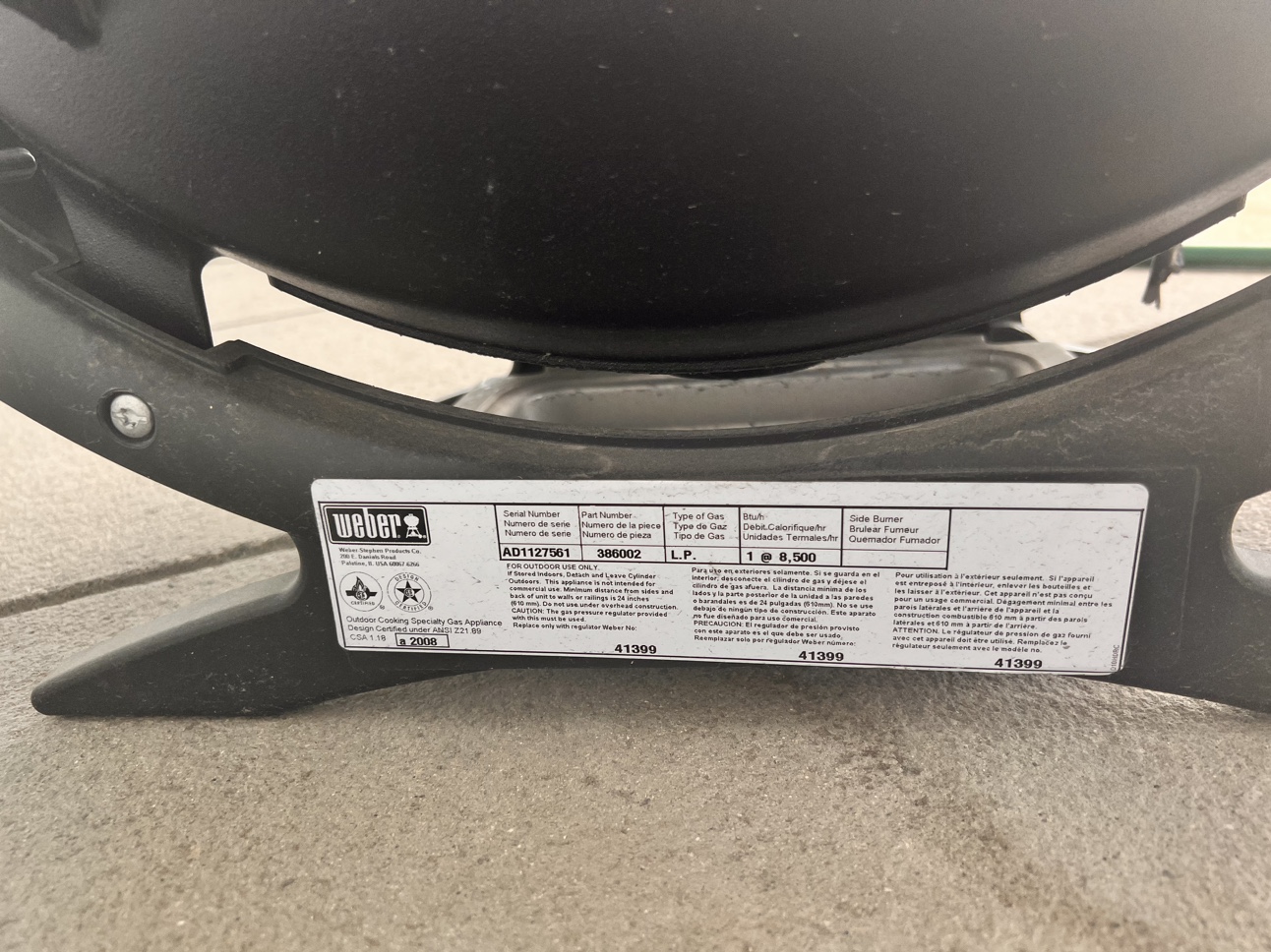 Weber Q100 Grill good condition - photo 4