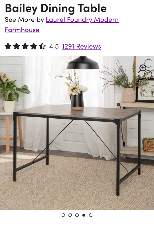 Moving sale!! Desk/Dining table thumbnail