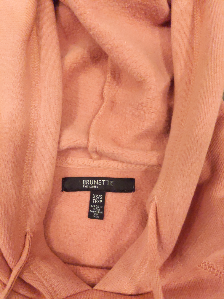 BRUNETTE THE LABEL Pink Hoodie image indicator(2)