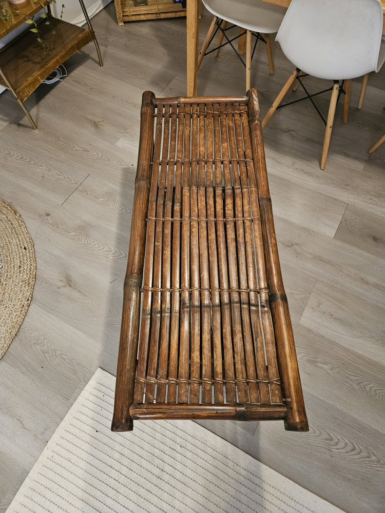 Dark wooden coffee table - photo 2