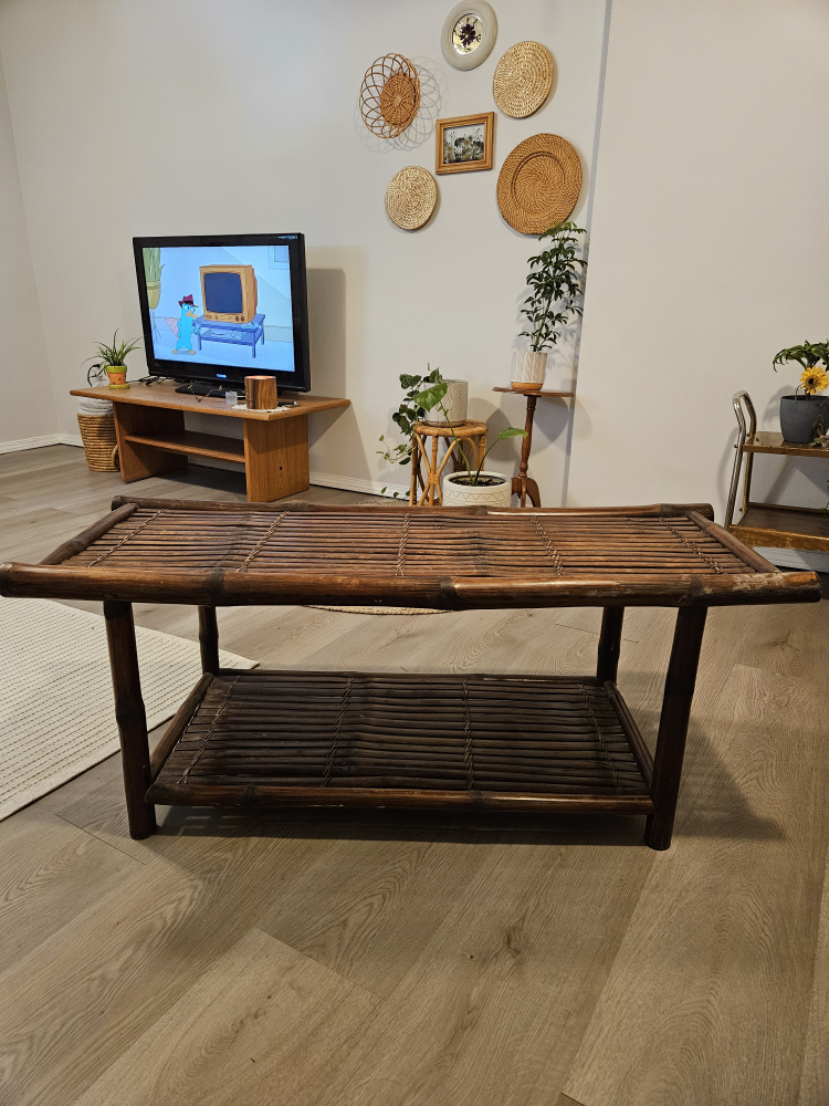 Dark wooden coffee table - photo 3