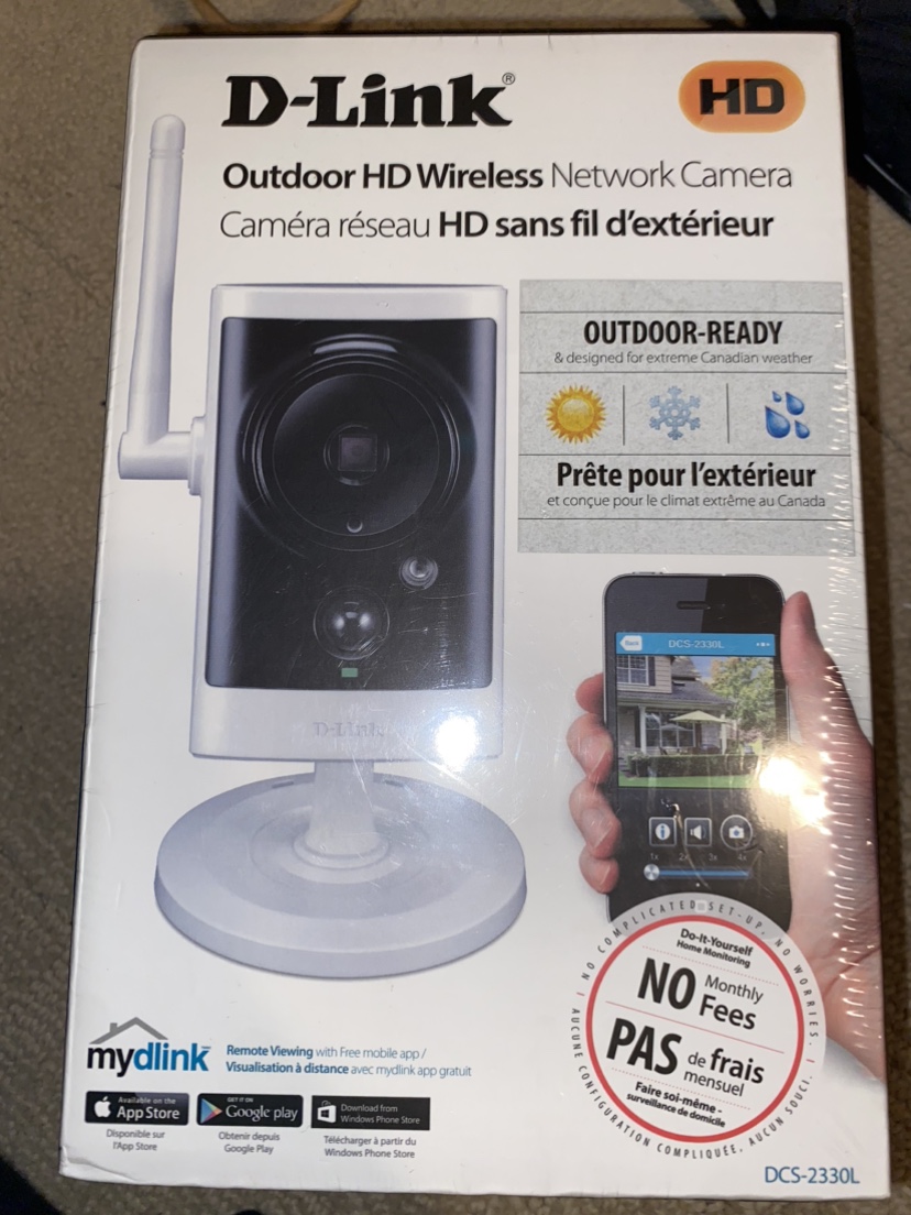 D-link outdoor HD wireless network camera brand new still sealed thumbnail