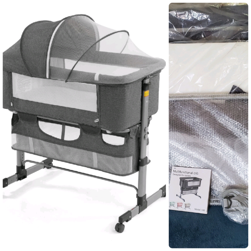 3 in 1 Baby Crib Baby Bed/Bassinet w/Breathable Net ...NEW