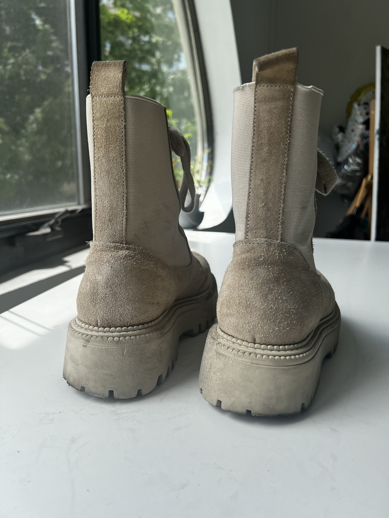 Beige boots - photo 3