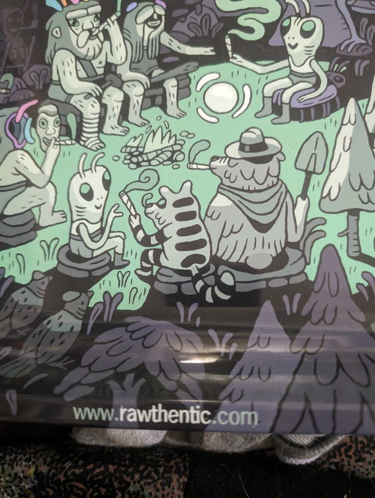 rolling tray art by Dan Bandit known as ghost shrimp thumbnail