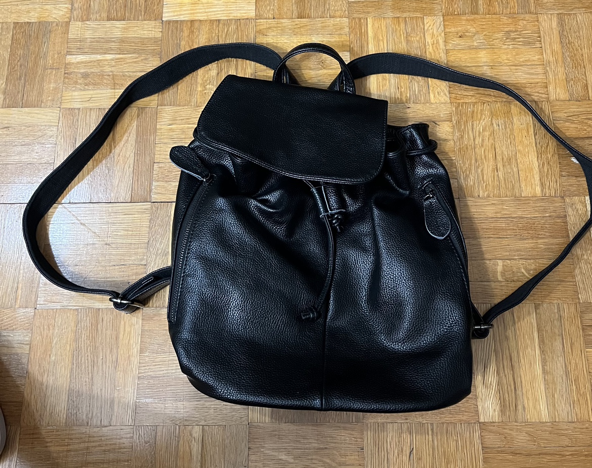 Black Small Backpack