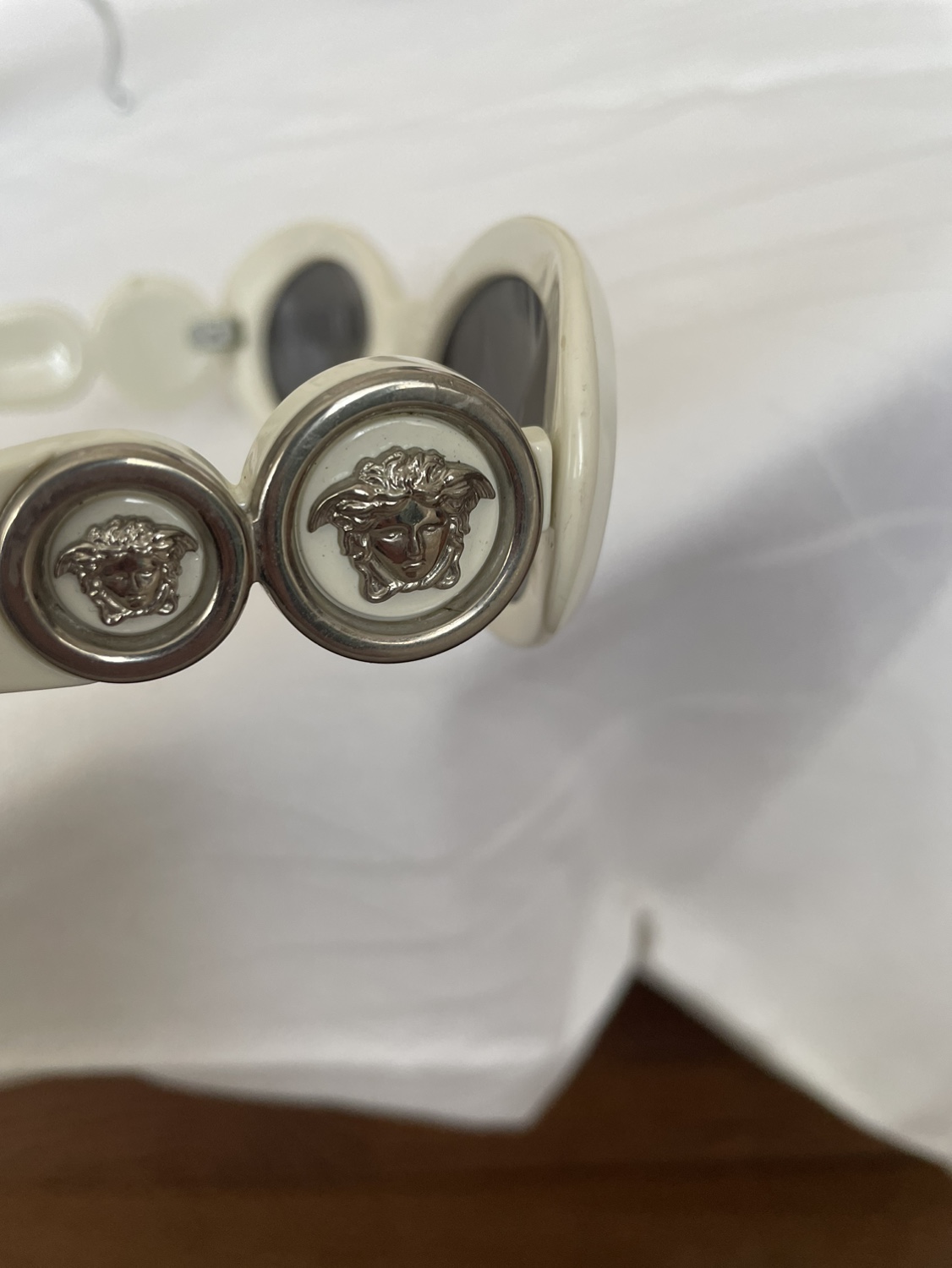 White Gianni Versace Sunglass image indicator(3)