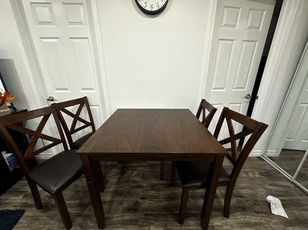 Wooden dinning table