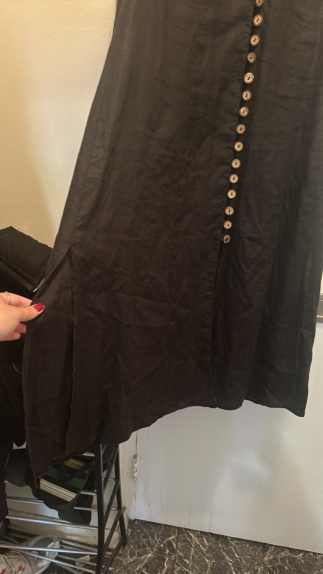 Linen button down dress image indicator(2)