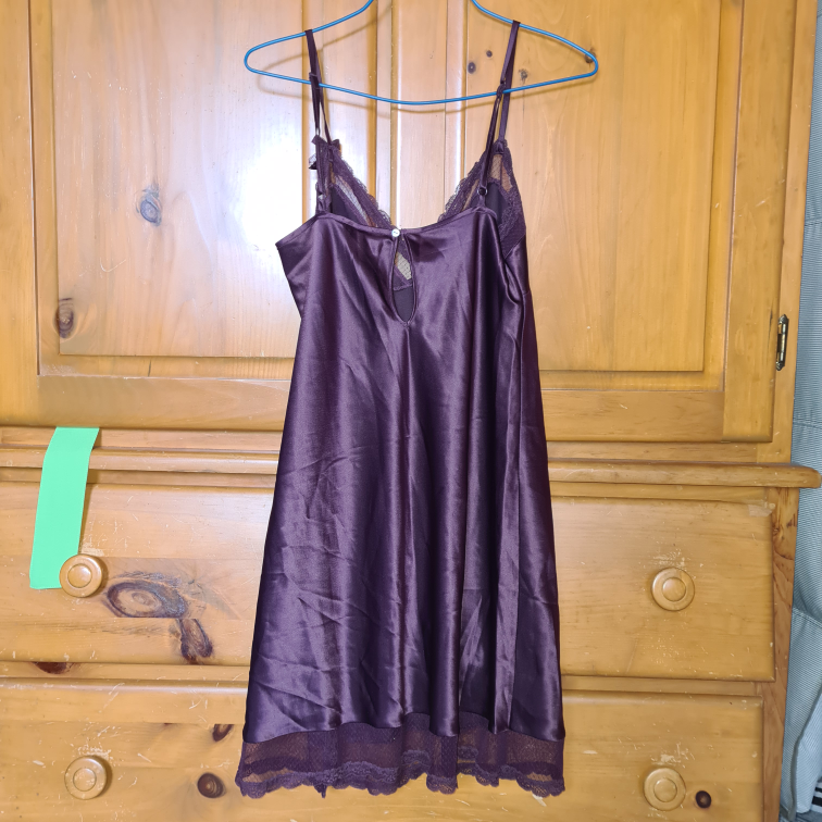 Purple laced night dress - Darjeeling image indicator(4)