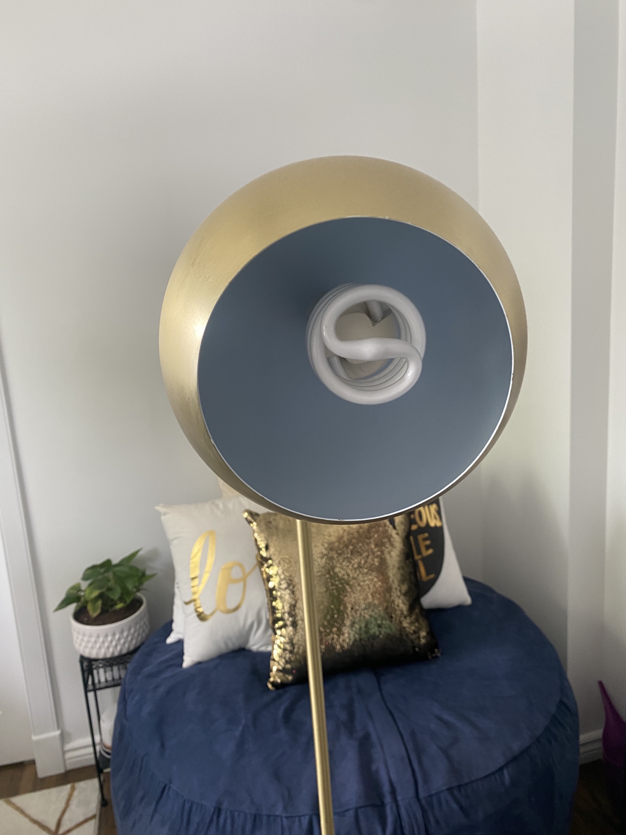Gold Floor Lamp - photo 2