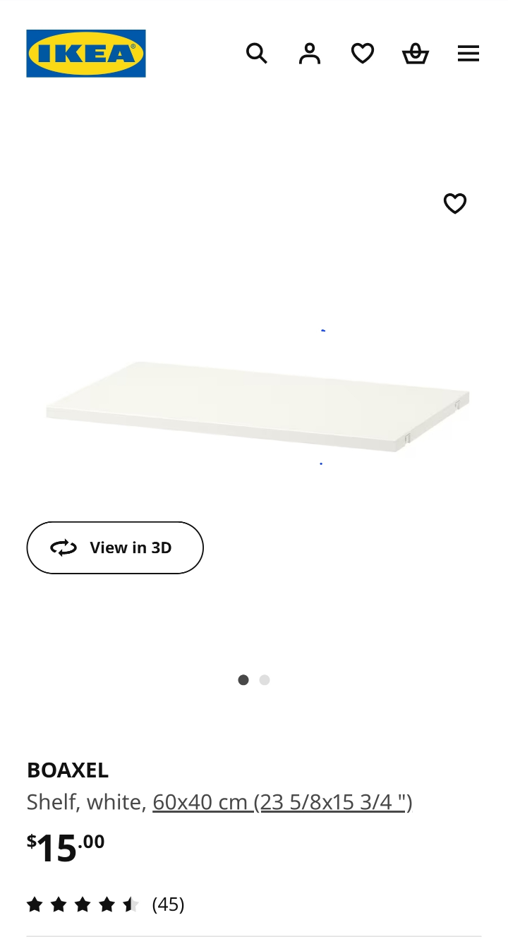 Pay what you can!!🌟2 New IKEA Boaxel Shelves - photo 2