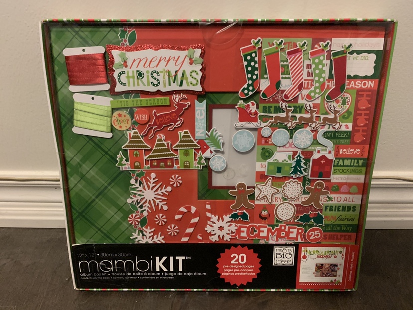 12x12 Scrapbook Kit - Christmas