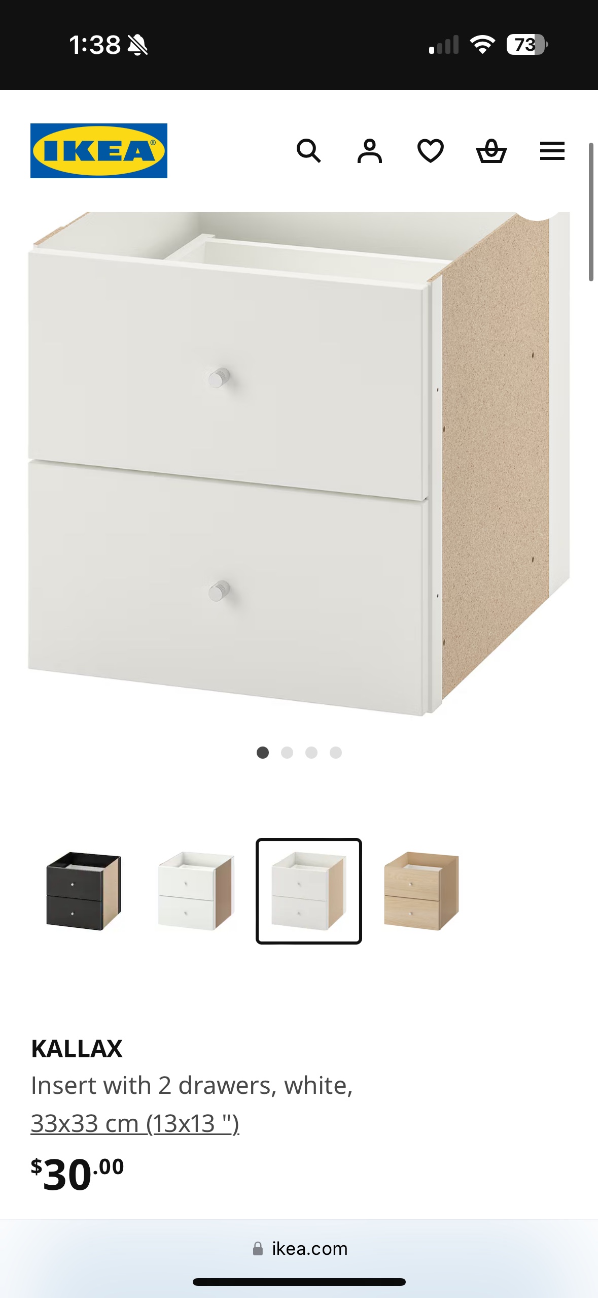 Ikea Kallax Shelf Inserts