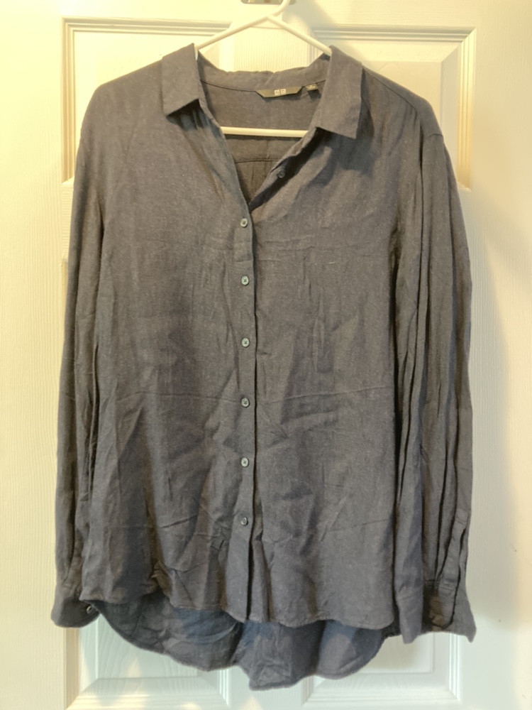 Soft, drape-y collared shirt thumbnail