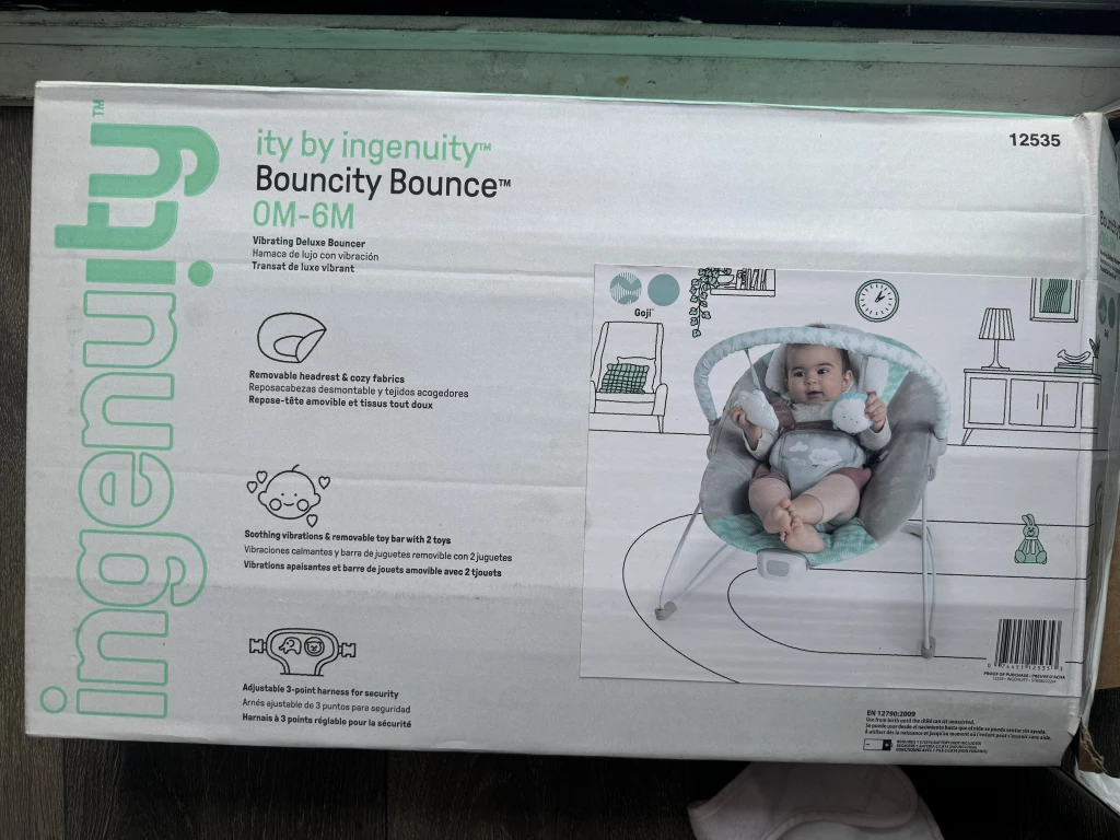 baby vibration deluxe bouncer - photo 3