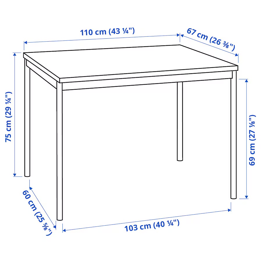 IKEA Sandsberg Desk Black - photo 3