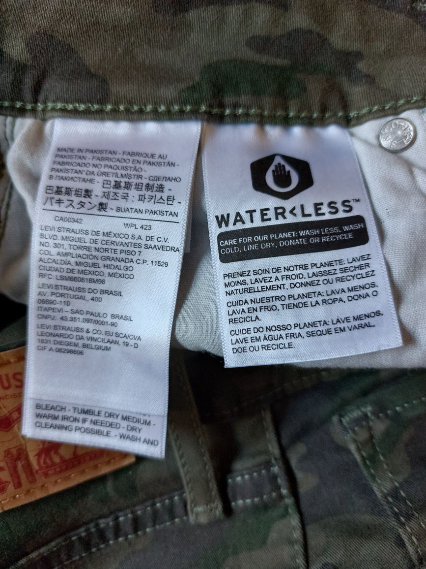 Levi's 721 Camouflage High Rise Skinny jeans W 28 L 30 image indicator(4)