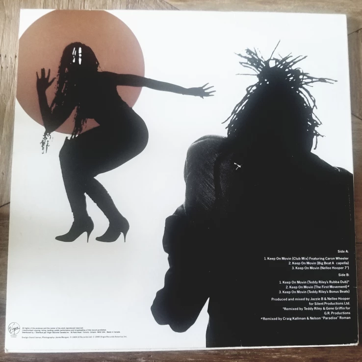 SOUL II SOUL KEEP ON MOVIN 12" SINGLE ORIGINAL VINYL image indicator(2)