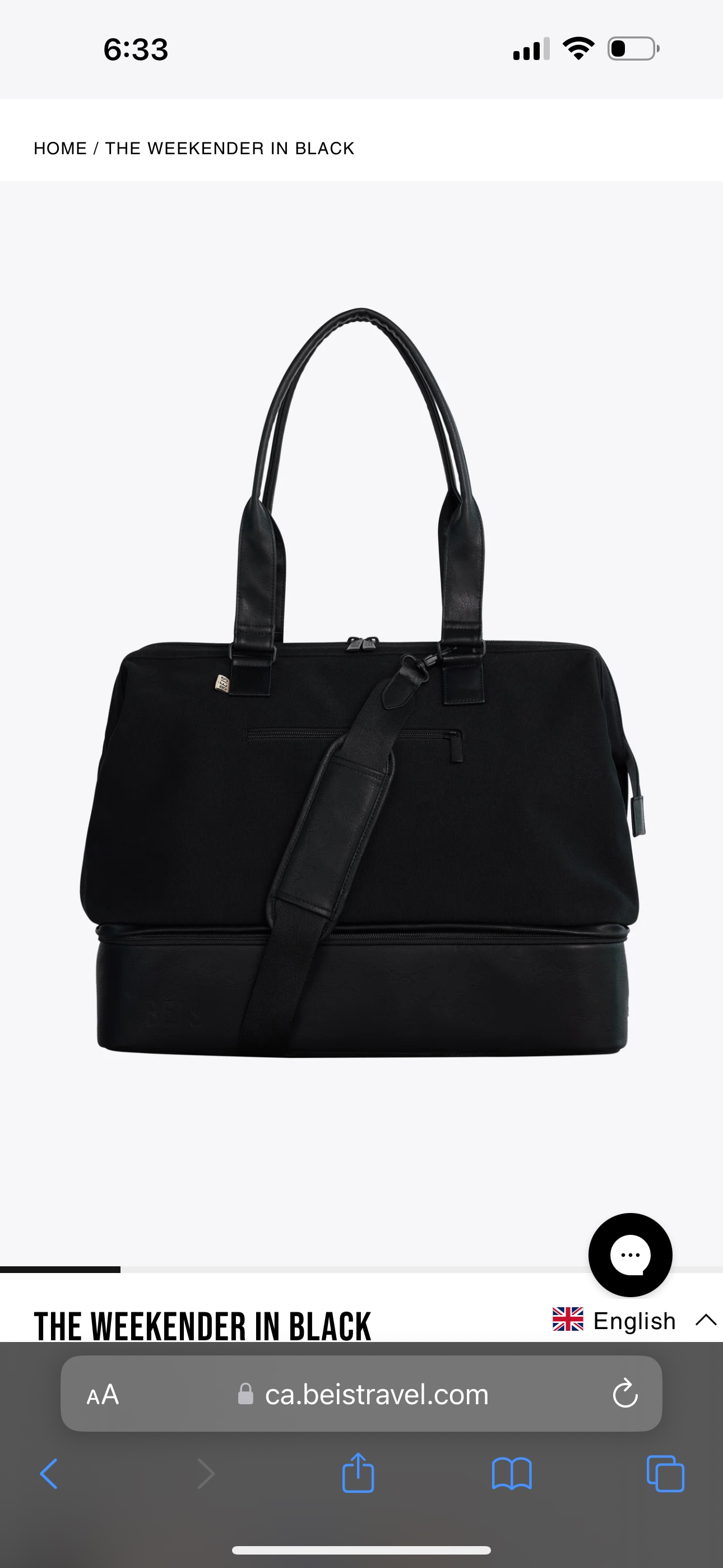 Beis Weekender Bag