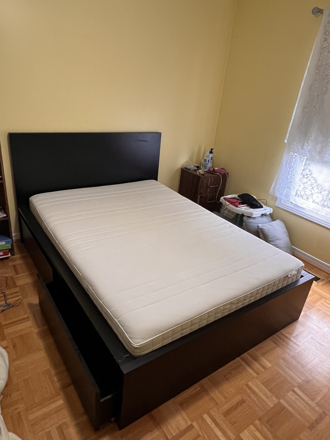 Queen Bed Set with IKEA Mattress Only $250!