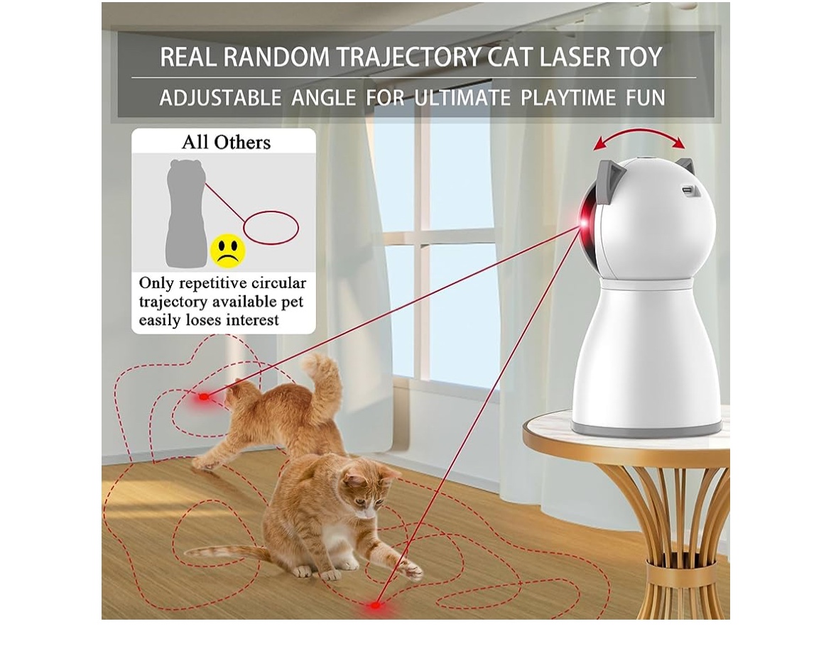 Laser cat toy random trajectory image indicator(4)