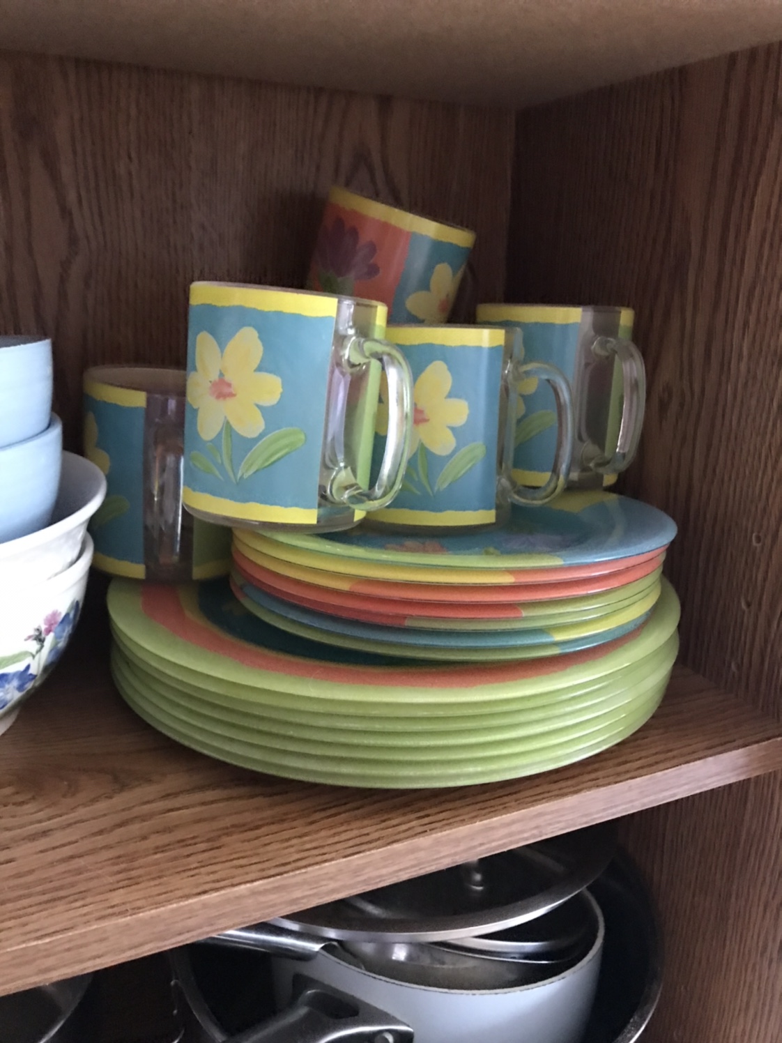 Cup 7pcs, small plate 7pcs, big plate 7pcs. - photo 2