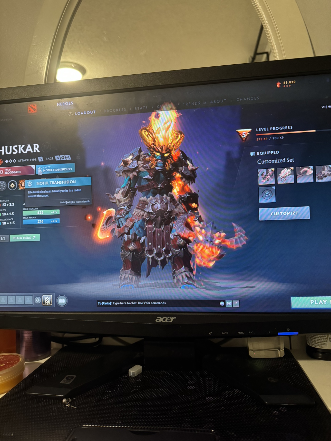 23” Acer Monitor Good For Gaming