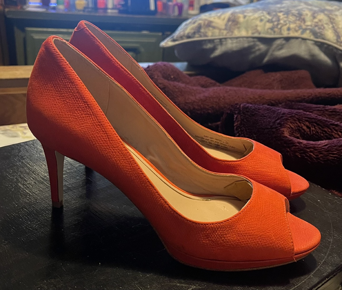 Peep toe heels thumbnail