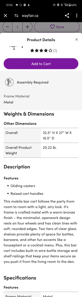 Rose gold bar cart image indicator(2)