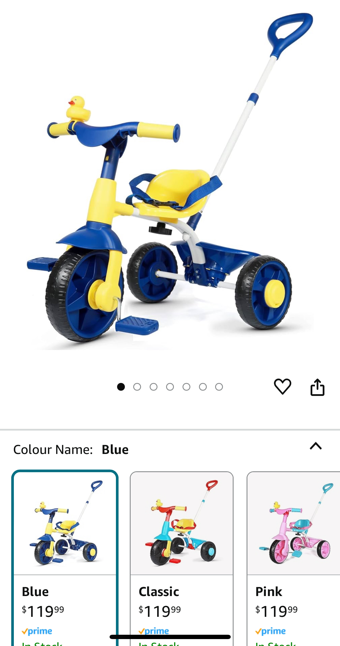 Toddlers kids tricycle