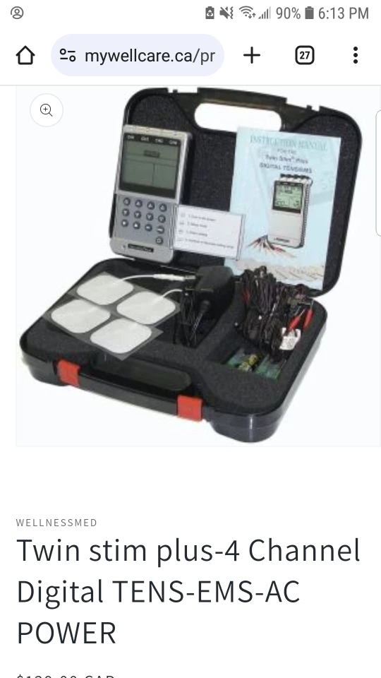 🧡 Digital TENS/EMS Fitness Machine thumbnail