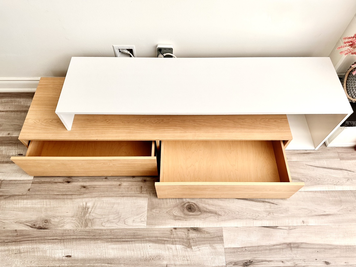 TV stand/ TV rack/ Media unit with 2 big drawers - photo 3