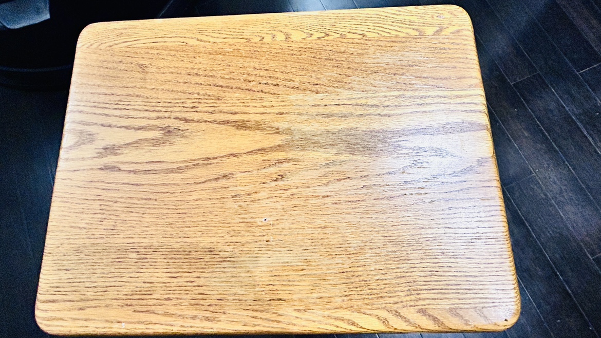 wooden small table - photo 3